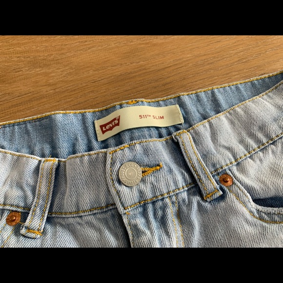 Mens or Boys Levi’s 511 Slim Jeans, Distressed Pants, Size 28 x 28 16REG - Picture 7 of 10